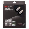 Ritz Gear Cabo HDMI 2.1 8K, 4 m, cabo de nylon trançado de alta velocidade 48 Gbps e conectores dourados - 10K/8K @60Hz UHD Video/4K@120Hz/4K@60Hz/2K/1080P. Compatível com UHD TV/Monitor/PC/PS5/Xbox