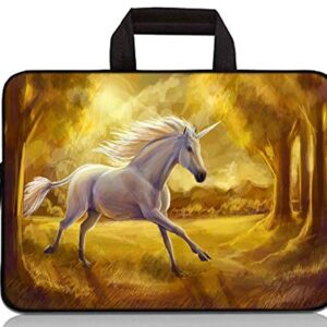 RUYIDAY 11 11,6 12 12,1 12,1 12,5 polegadas Bolsa de transporte Chromebook Notebook Ultrabook Bolsa Tablet Capa de Neoprene Adequada para Apple MacBook Air Samsung Acer HP DELL Lenovo Asus (Unicorn)