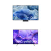 Samsung Vision AI TV 55" QLED Ultra 4K Q8F + Samsung Smart TV 50" UHD 4K U8100F