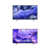 Samsung Vision AI TV 55" QLED Ultra 4K QEF1 + Samsung Smart TV 50" UHD 4K U8100F