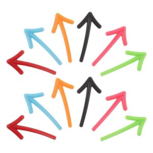 SEWACC 12 peças de ímãs de seta adesivos de geladeira adesivos magnéticos para quadro de notas ímãs setas magnéticas para cozinha, escritório, sala de aula