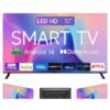 Smart TV 32 polegadas LED HD Wi-Fi TV 60Hz 32wdsnbx 100/240v Android 14