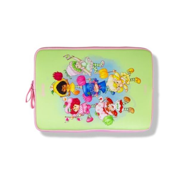 Sonix Capa fina para laptop de 16 polegadas, capa de neoprene para computador, bolsa protetora | Morango Shortcake Berry Besties Rainbow - 40.6 cm