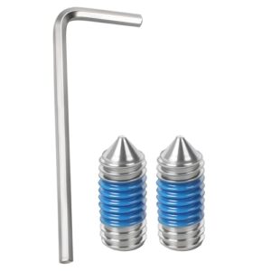 SRIAOO Para 218755402 Kit de parafusos de maçaneta de geladeira pacote com 2 (10-32 x 3/20.3 cm) Chave sextavada incluída, compatível com Frigidaire/Electrolux/Kenmore, substitui 7218755402 899226