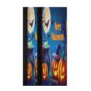 STAYTOP 2 peças de capas de maçaneta de geladeira de abóbora de Halloween, capas de maçaneta para geladeira e forno de micro-ondas, mantenha seu aparelho de cozinha limpo de gotejamentos, óleo