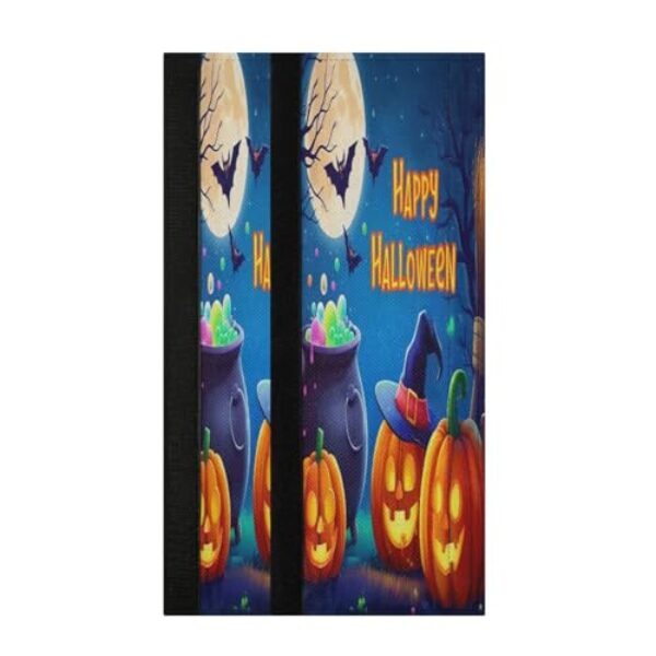 STAYTOP 2 peças de capas de maçaneta de geladeira de abóbora de Halloween, capas de maçaneta para geladeira e forno de micro-ondas, mantenha seu aparelho de cozinha limpo de gotejamentos, óleo