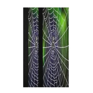 STAYTOP 2 peças de capas de maçaneta de geladeira de fio de seda de Halloween, capas de maçaneta para geladeira e forno de micro-ondas, mantenha seu aparelho de cozinha limpo de gotejamentos, óleo