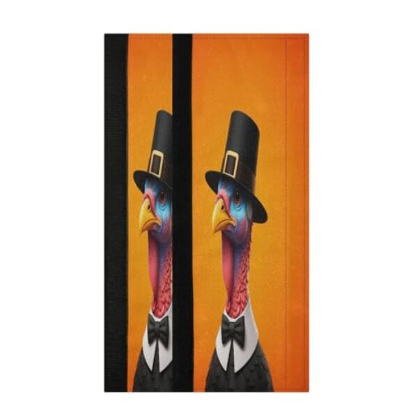 STAYTOP 2 peças de capas de maçaneta de geladeira feliz dia de ação de graças, capas de maçaneta para geladeira e forno de micro-ondas, mantenha seu aparelho de cozinha limpo de gotejamentos, óleo