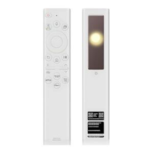 Substituição de controle remoto de TV Samsung BN59-01391A para Smart TV - configuração fácil, controle remoto universal Bluetooth/IR Voz, Solarcell - Funciona com Samsung QLED, moldura, Crystal UHD
