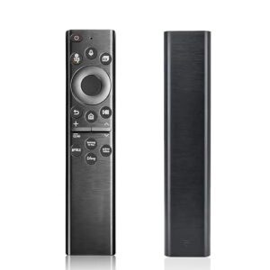 Substituição do controle remoto por voz para Samsung Smart TV, BN59-01385A/B, controle remoto Bluetooth para Neo QLED 2019-2025, QLED, 4K/8K, quadro, TVs UHD de cristal (alimentado por bateria, sem