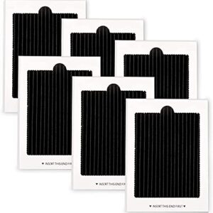 Substituição do filtro de ar do refrigerador ativado por carbono compatível com Frigidaire PAULTRA, SCPUREAIR2PK, Electrolux EAFCBF 242061001 241754001 242047801 (pacote com 6)