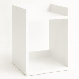 Suporte AIRFRYER duplo Bebedouro Liquidificador Sanduicheira Cafeteira Organiza Otimiza espaço Cozinha Parede Prateleira(Branco)