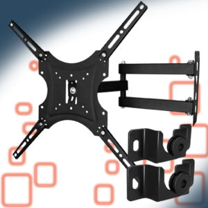 Suporte Articulado TV 14 a 55 Polegadas + Suporte Universal Fixo 13 a 70 Smart TV LED Parede Painel