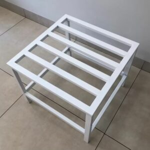 Suporte Para Frigobar 50x50x40 cm - Branco - Metalon Reforçado Adega Mini Geladeira