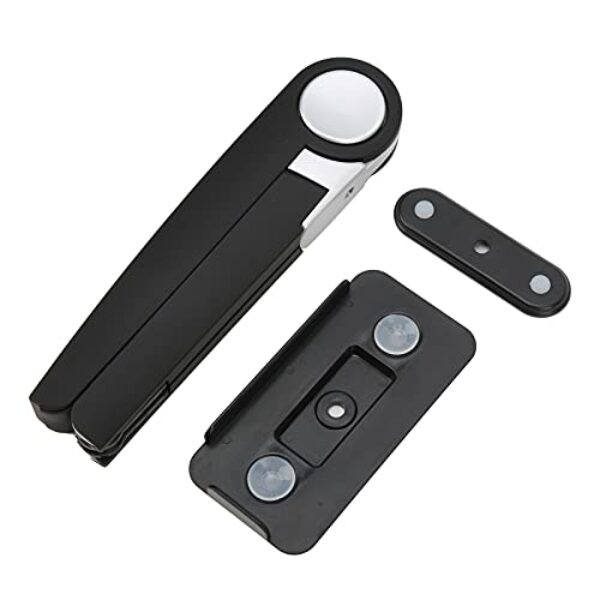 Suporte para laptop riser preto dobrável ajustável suporte de resfriamento para tablet IOS liga de alumínio ABS material de silicone laptops de 15,6 polegadas tablets de 12,9