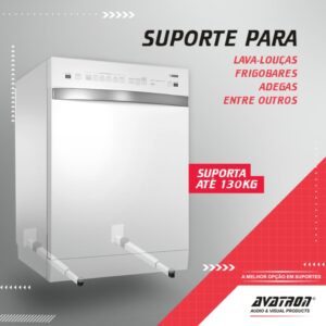 SUPORTE PARA LAVA-LOUÇAS, FRIGOBARES, ADEGAS, MINI GELADEIRAS CHAPAS