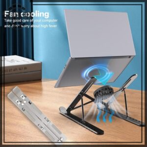 Suporte Para Refrigerador De Laptop SD & HI Notebook Dobrável Portátil Tablet De 16 A 18 Polegadas De Mesa Com Ventilado