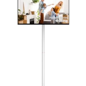 SYLVOX Smart Rolling TV de 32 polegadas, TVs em pé com webcam removível de 8MP, monitor portátil FHD 1080p, bateria 4-5H embutida, televisão móvel para uso em vários cenários