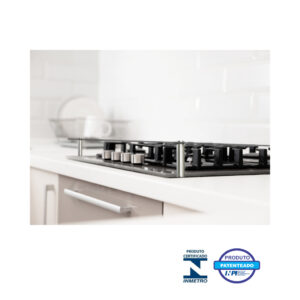 Tampa de Vidro Para Fogão Dako Supreme 5 bocas Mesa de Vidro Muller Continenta Consul Itatiaia- 76x58cm