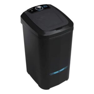 Tanquinho De Lavar Roupa 16kg Newmaq Semiautomático com 9 Programas de Lavagem Preto 127V