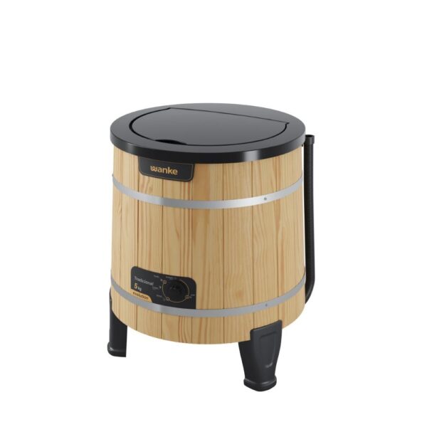 Tanquinho de Lavar Roupa 5kg Maquina Lavadora 220v - 60Hz Lavanderia Compacta Tradicional Marrom