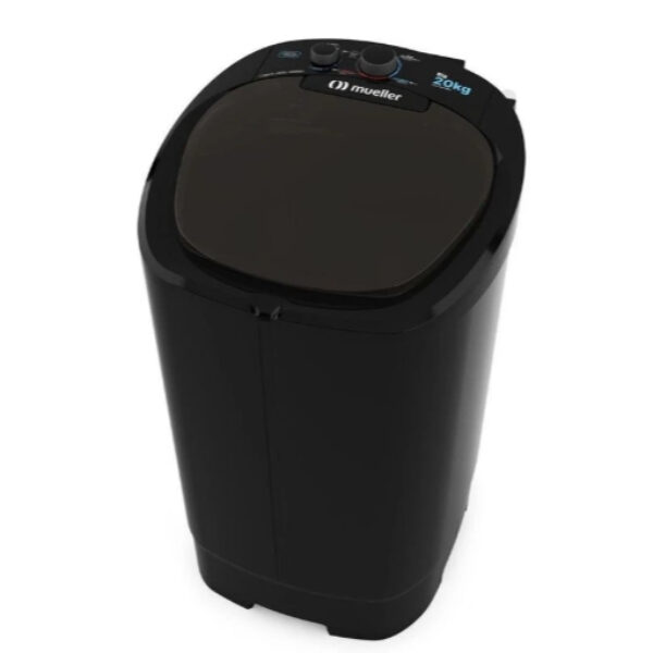 Tanquinho/Máquina de lavar roupa Semiautomática Big 20kg Preta