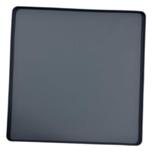 Ｂｅｓｇａ Tapete para mini geladeira, bandeja para freezer, à prova de vazamentos e derramamentos, ideal para presentes, antiderrapante, com borda elevada, Cinza