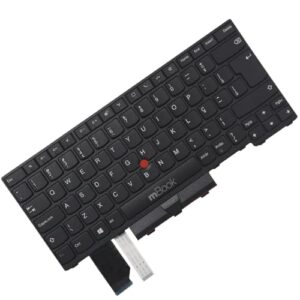 Teclado mBook para Lenovo ThinkPad L14 Type 20U5 Preto BR Ç