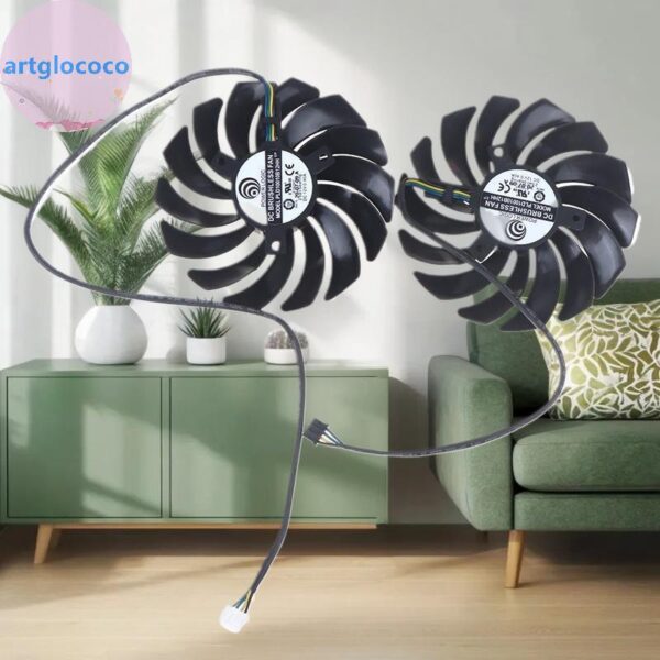 Ventilador De Placa De Vídeo Artglococo Para MSI GeForce RTX 3070 3060 3060Ti Vento 2X OC 95MM PLD10010S12HH RTX3060 RTX