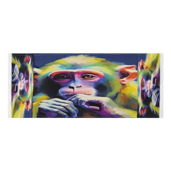 Wassud Capas de máquina de lavar e secar macaco, protetor de lavadora com sacos de armazenamento, capa de geladeira à prova de poeira com bolsos para lavanderia doméstica, cozinha, 120 x 55 cm