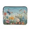xigua Capa vintage para laptop com flores herbais de 13 a 14 polegadas, à prova d'água, à prova de choque, capa portátil para tablet, PC, laptop