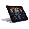 Yicomon Capa compatível com MacBook Pro de 16 polegadas versão 2021 2023 A2485 A2780, capa rígida de plástico para Mac Pro 16 (2021/2023) - flores de caveira de açúcar