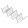 Ymiko 1pc Taco Organizador 4 Slot Design Ondulado Suporte de Comida de Metal para Casca Dura Tacos Acessórios de Cozinha