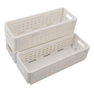 Ymiko Caixas de Armazenamento Empilháveis ​​expansíveis para Cozinha Pacote Com 3 Sacolas Organizadoras Dobráveis ​​que Economizam Espaço para Despensa, Utensílios e Suprimentos Domésticos (Grande)