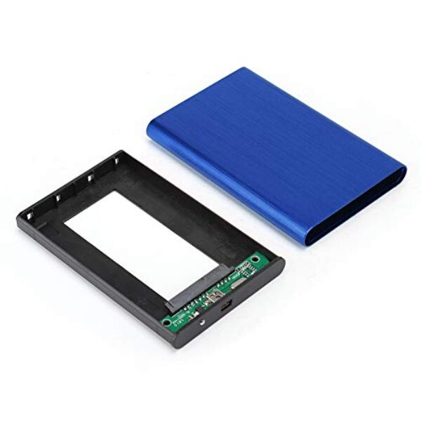 Yunir Caixa de Disco Rígido Móvel de Liga de Alumínio USB 2.0 Com Design Sem Ferramentas, Tela LED, Suporta HDDSSD de 2,5 Polegadas, para Pessoas Com Experiência Em Tecnologia (#11)