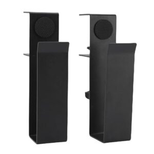 YWBL-WH Suporte Lateral Ajustável para Laptop, Aço Carbono Sem Suporte de Braçadeira de Broca para Mesa, Organizador de Armazenamento Robusto Sob a Mesa Com Almofadas de Silicone Serve para Laptops,