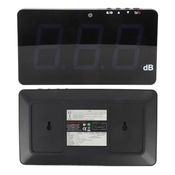 Zerodis Medidor de Nível de Som Grande 9.6 Polegada Display Lcd Registrador de Dados Testador de Ruído para Fábricas Escritórios Uso Doméstico Medição 30-130db