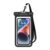 1 capa impermeável universal à prova d’água para celular iPhone 16 15 14 13 12 11 Pro Max XS Plus Galaxy celular até 7 polegadas à prova d’água bolsa seca preta