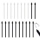 20 pontas de caneta de substituição para Samsung S Pen, kit de pontas de caneta Stylus para Samsung Galaxy Tab S6 Lite/S7 FE/S8 Ultra/S8+ Plus/S8/S9+ Plus/S9 FE+ Plus/S9 FE/S9 Ultra/S10 Ultra/S10+