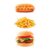 Adesivos Food Truck Hot Dog Fries Burger Concession Restaurant Die Cut Vinyl Sticker & Sign 45,7 cm no lado mais longo