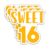 Adesivo Sweet 16 (3 peças) – Adesivos de vinil à prova d’água de feliz aniversário de 16 anos Cheers to 16 Years para laptops, álbuns, diários, garrafas de água, decorações de festa, 7,6 x 7,1 cm