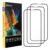 AKABEILA Pacote com 3 protetores de tela compatíveis com Samsung Galaxy A17 4G/Samsung F17 5G HD película protetora de vidro temperado dureza 9H, fácil instalação, antiarranhões, sem bolhas