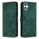 Asdsinfor Capa flip para Samsung A06 couro sintético carteira coldre com suporte para cartões fecho magnético à prova de choque Folio Protect Cover para Samsung Galaxy A06. Verde YBS