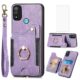 Asuwish Capa de telefone para Motorola Moto E20/E30/E40 capa carteira com protetor de tela de vidro temperado e alça de pulso RFID suporte de cartão de crédito anel acessórios XT2155 2021 mulheres