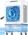 BALKO Refrigerador de ar evaporativo, 2100 CFM, ar condicionado sem janelas, arrefecimento até 700 metros quadrados, climatizador de pântano com 2 modos e 3 velocidades, temporizador 7H e controle