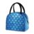 Blueangle Lancheira isolada à prova de vazamento – Bolsa de almoço reutilizável com design de escamas de sereia azul, recipiente de alimentos compacto para escritório, viagens e atividades ao ar livre
