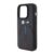 BMW Capa para iPhone 15 Pro ao 16 Pro Max, couro PU fibra de carbono, listras tricolores, MagSafe integrado, design oficial BMW, antichoque, exclusiva, garantia de 1 ano (IPHONE 15 PRO MAX)