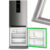 Borracha Porta Geladeira Smartsense Inverter 480L 67×71