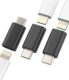 Cabo adaptador USB C macho para Lightning fêmea (pacote com 3) para Apple para iPhone15 Pro Max para iPad 10, Air4/5, Mini6, Pro 12,9, compatível com Samsung Galaxy S22 S23 Z Flip tipo C conversor de