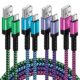 Cabo de carregamento rápido Android, cabo de telefone USB A para tipo C, cabo de porta C para Samsung Galaxy A53, A14, S23 A13, A03S, S21, S22, S20, A73, A33, A52, A12, Z Flip 4, Z Fold 4 5G; Google Pixel 7a 6 Moto G Stylus